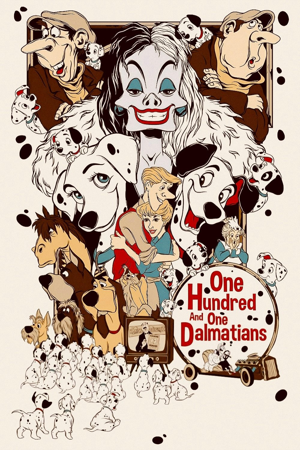 One Hundred and One Dalmatians poster